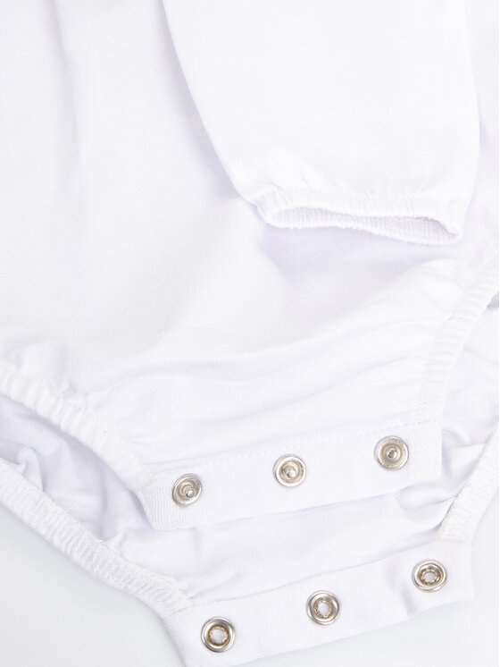 Coccodrillo Coccodrillo Body dziecięce WC3112103RPN Biały Regular Fit