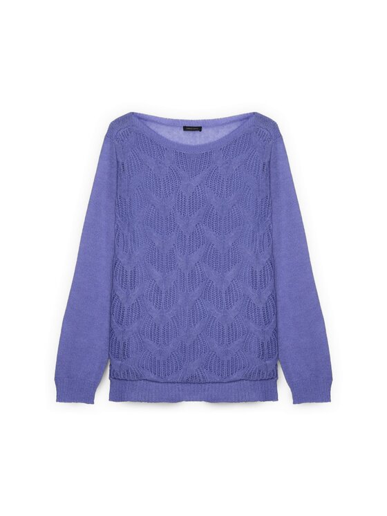 Fiorella Rubino Fiorella Rubino Maglione M767L008152N009 Viola Boxy Fit