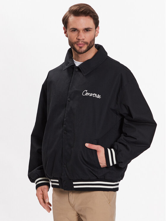 Converse Converse Преходно яке 10024619-A01 Черен Regular Fit