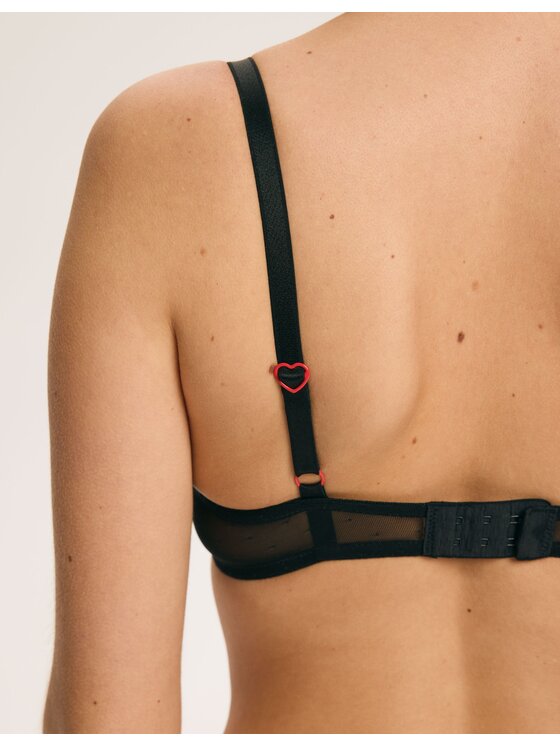 Esotiq Esotiq Biustonosz push-up 44744 Czarny