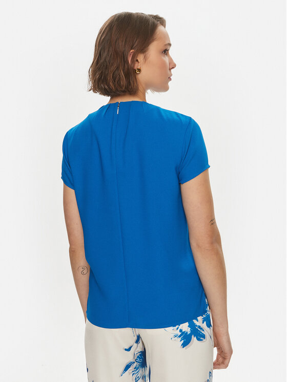 Calvin Klein Calvin Klein Bluzka K20K207062 Niebieski Regular Fit