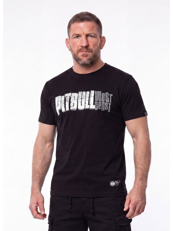 PITBULL PITBULL T-Shirt REBEL BORN Czarny Regular Fit
