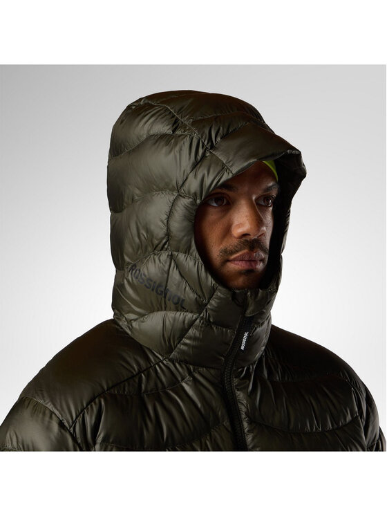 Rossignol Rossignol Kurtka puchowa M Verok Down Hoodie Jacket Zielony Regular Fit