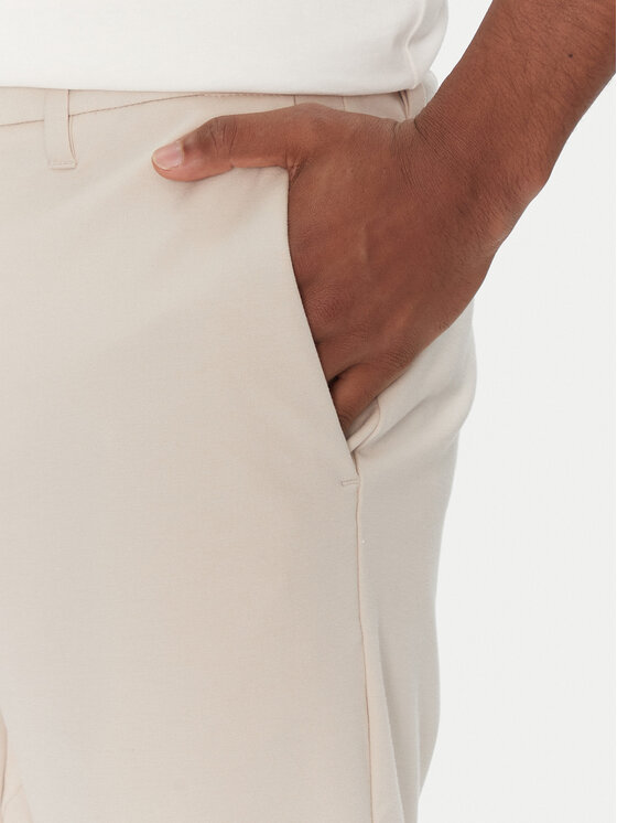 BOSS BOSS Kratke hlače iz tkanine S_Commuter-J 50511436 Bež Slim Fit