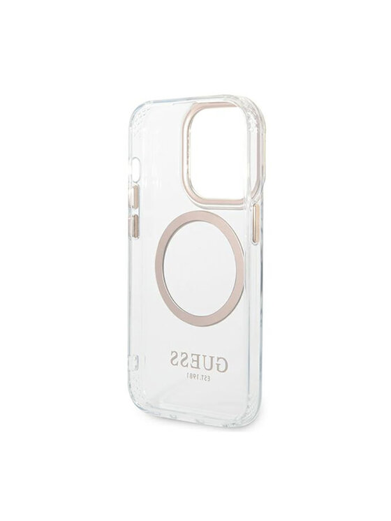 Guess Guess Etui na telefon Outline MagSafe Kolorowy