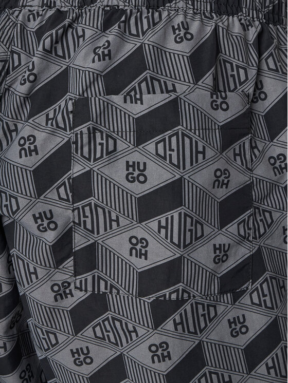 HUGO HUGO Kopalne hlače Rik 50533795 Siva Regular Fit