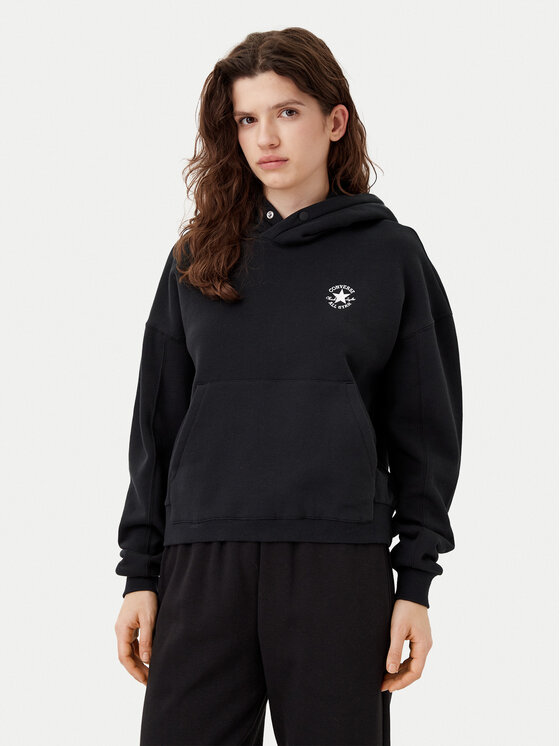 Converse Mikina 10027065-A03 Čierna Oversize