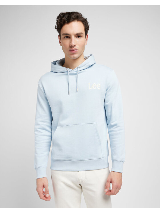 Lee Lee Felpa CORE HOODIE Blu Regular Fit