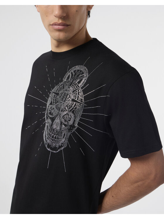 PHILIPP PLEIN PHILIPP PLEIN T-Shirt 29870 Czarny Regular Fit