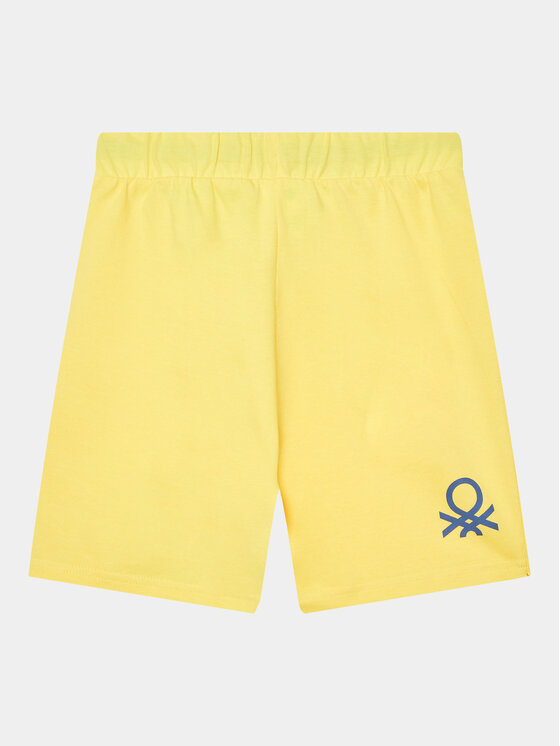United Colors Of Benetton United Colors Of Benetton Sporta šorti 3BL0G900Q Dzeltens Regular Fit