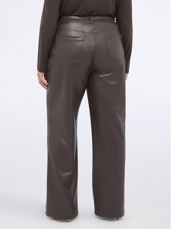 Fiorella Rubino Fiorella Rubino Pantaloni di tessuto P315L002229N022 Marrone Regular Fit