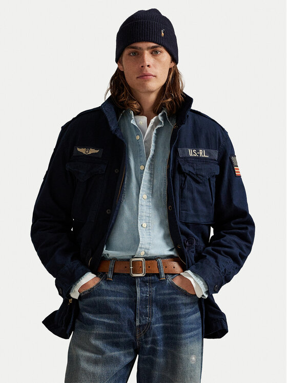 Polo Ralph Lauren Polo Ralph Lauren Demisezoninė striukė 710968704001 Tamsiai mėlyna Regular Fit