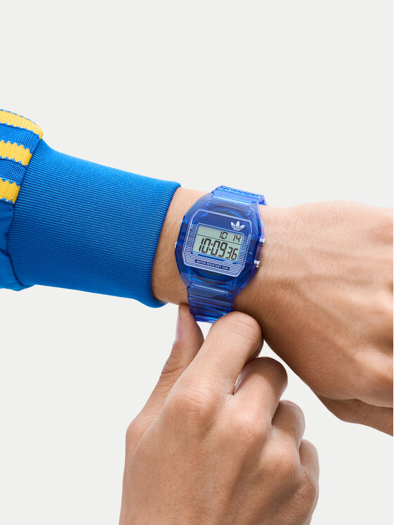 adidas adidas Uhr AO Street Digital Two Crystal AOST25537 Blau