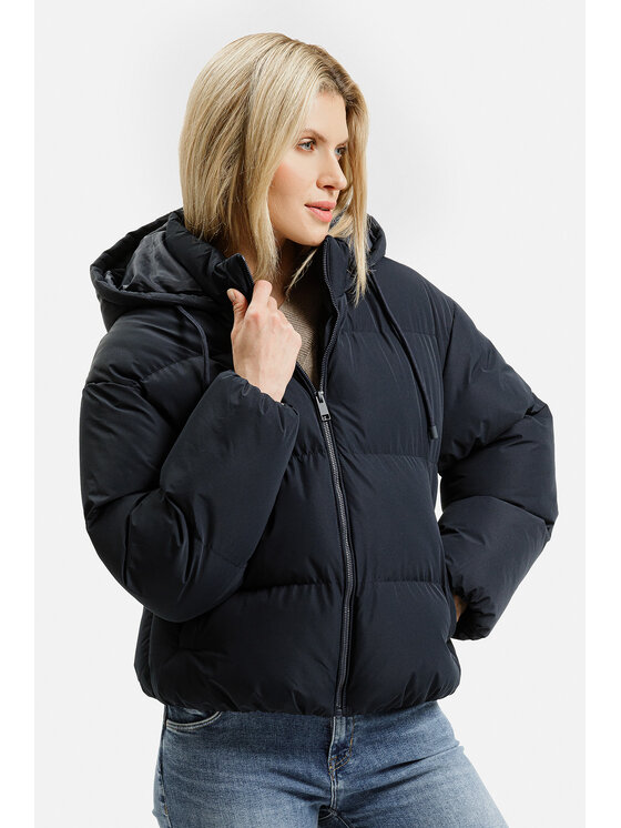 【ヒロユキ㊱】 Cross Jeans Kurtka zimowa 81284-001 Granatowy Regular Fit | Modivo.pl