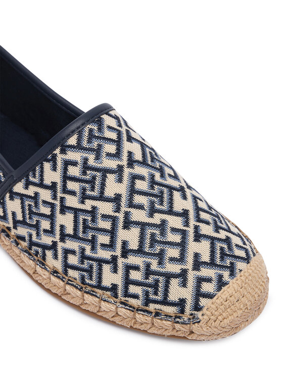 Tommy Hilfiger Tommy Hilfiger Espadrilles Th Monogram Jacquard FW0FW09501 Brūns