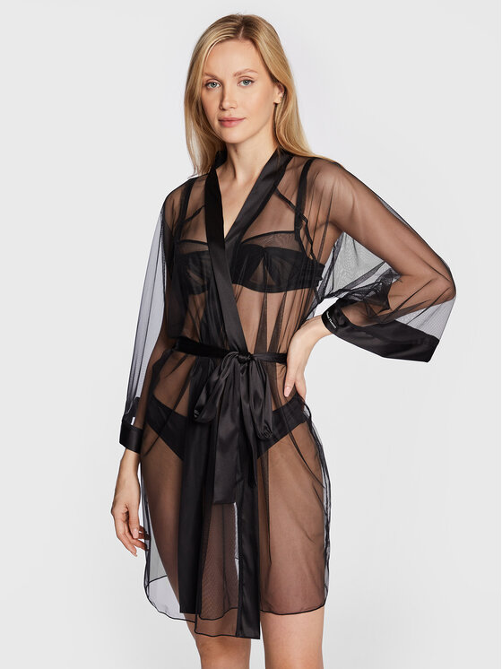 Chantal Thomass Chantal Thomass Szlafrok Fascinante T220391 Czarny