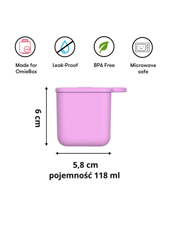 Omie Omie Zestaw pojemników OmieDip Turkusowy