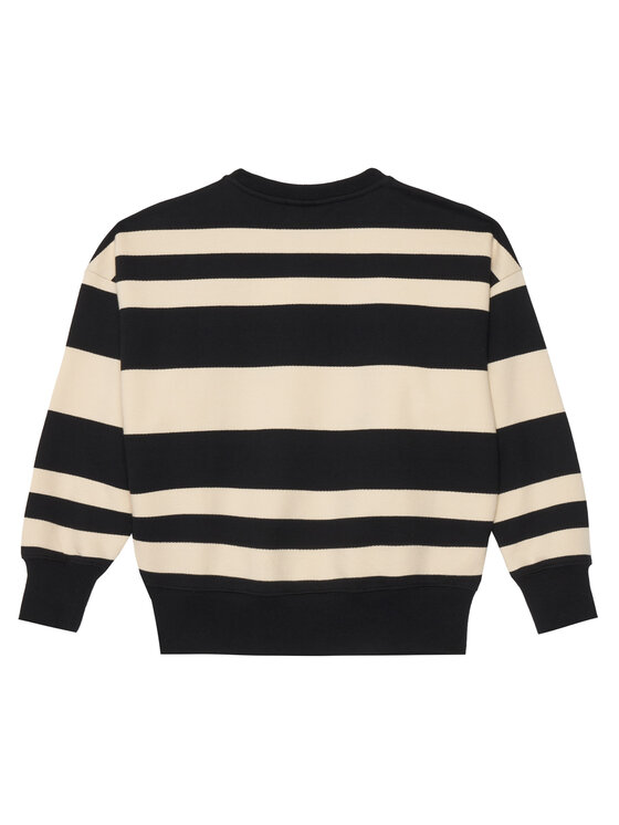 Calvin Klein Jeans Calvin Klein Jeans Bluză Striped Modern IB0IB02558 Negru Regular Fit