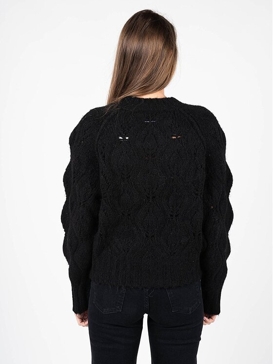 Silvian Heach Silvian Heach Πουλόβερ CVA22153MA Μαύρο Oversize