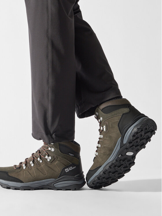 Jack Wolfskin Jack Wolfskin Trekking Refugio Texapore Mid M 4049841 Kaki