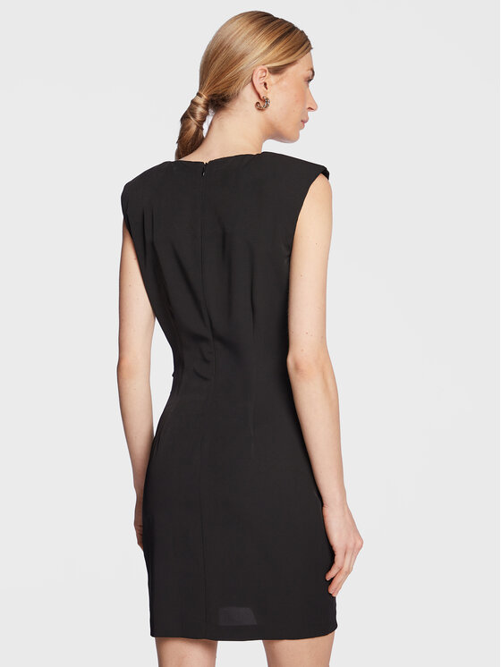 Silvian Heach Silvian Heach Коктейльна сукня GPP23200VE Чорний Regular Fit