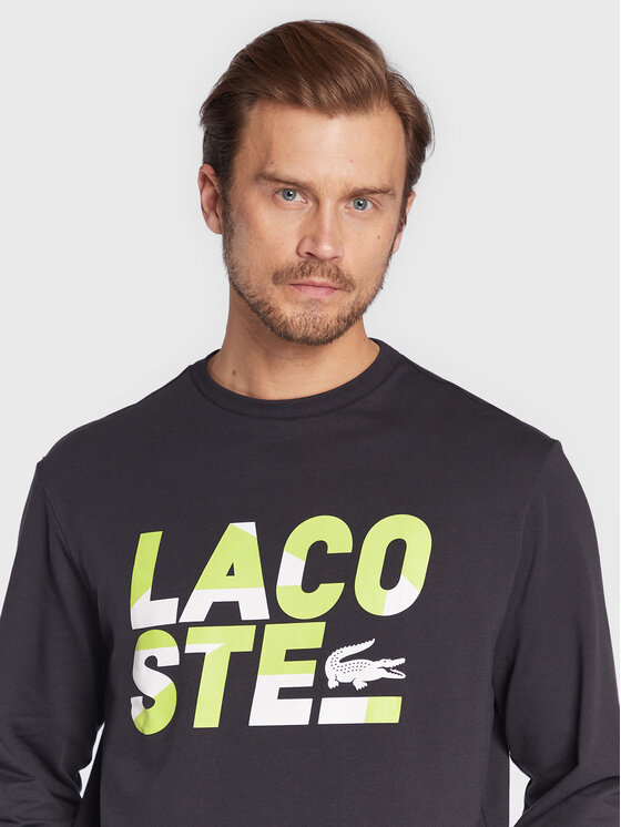 Lacoste Lacoste Džemperis ar kapuci SH9954 Melns Regular Fit