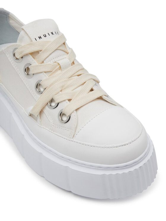 Inuikii Inuikii Кецове Matilda Canvas Low 30102-025 Бял