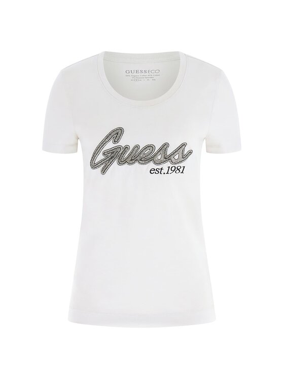 Guess Guess T-Shirt 177027 Biały Classic Fit