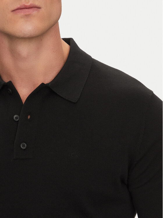 Calvin Klein Calvin Klein Polo K10K114476 Crna Regular Fit