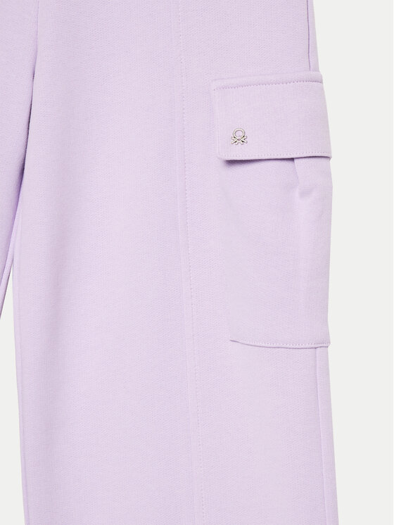 United Colors Of Benetton United Colors Of Benetton Donji dio trenerke 33NVCF05D Ljubičasta Wide Leg
