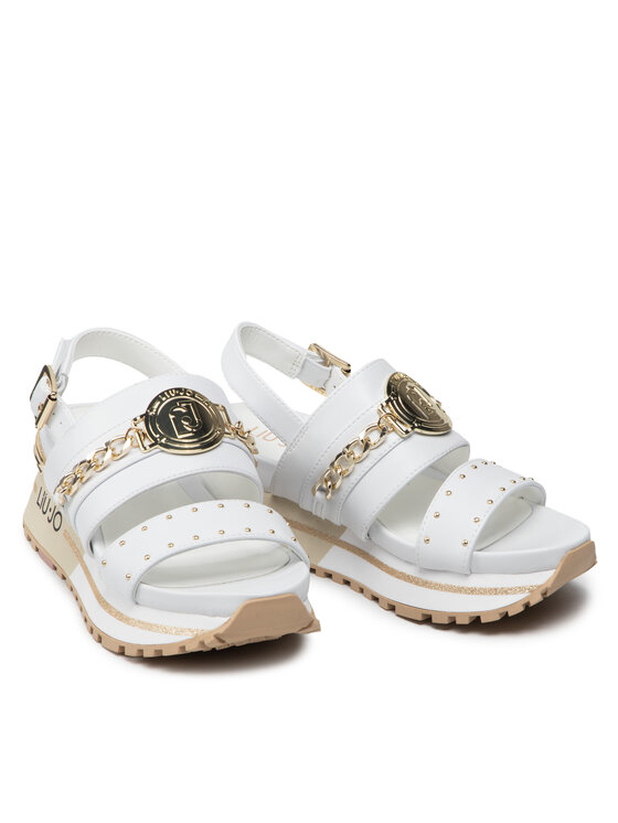 Liu Jo Liu Jo Basutės Maxi Wonder Sandal 8 BA2149 P0102 Balta