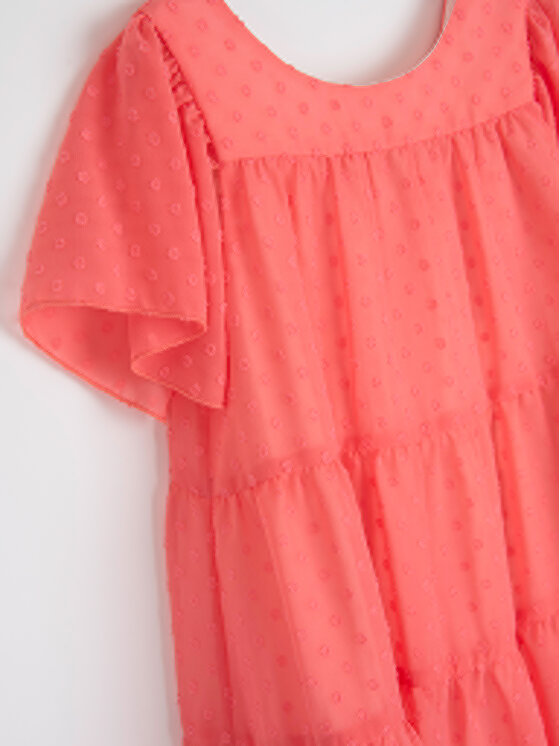 minimi minimi Sukienka elegancka 22/20 Koralowy Relaxed Fit