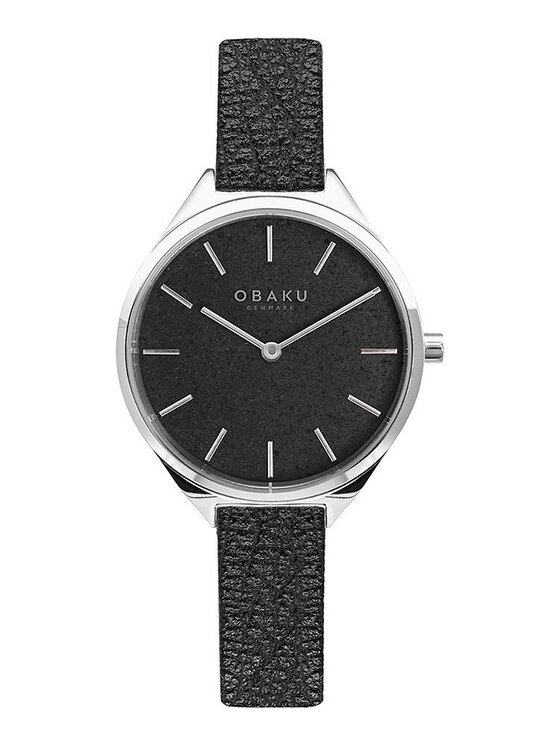 Obaku Obaku Zegarek V257LHCNRB Czarny