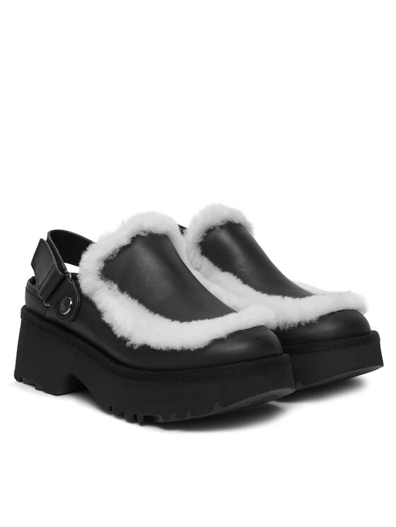 Ugg Ugg Iešļūcenes W Esmee Leather Clog 1171507 Melns