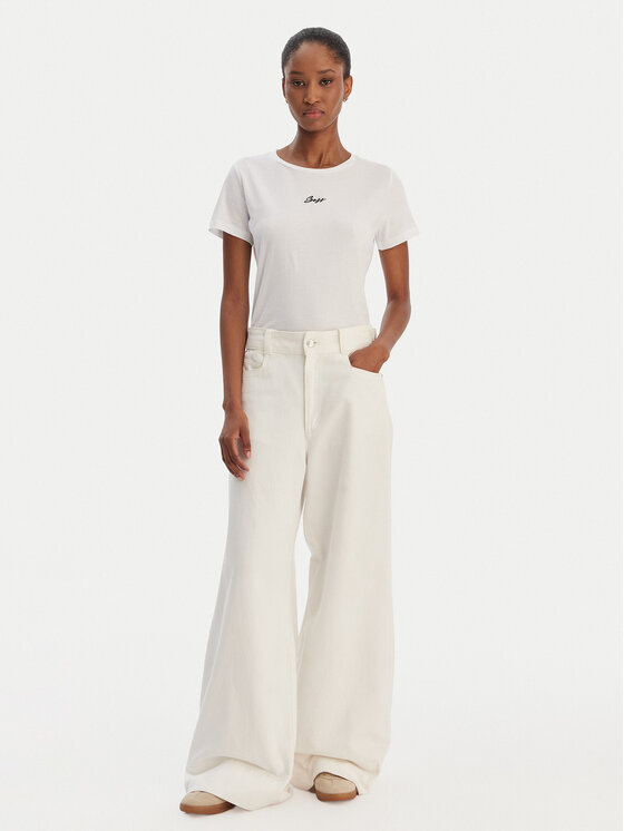 BOSS BOSS T-shirt Elove 50554696 Bianco Slim Fit