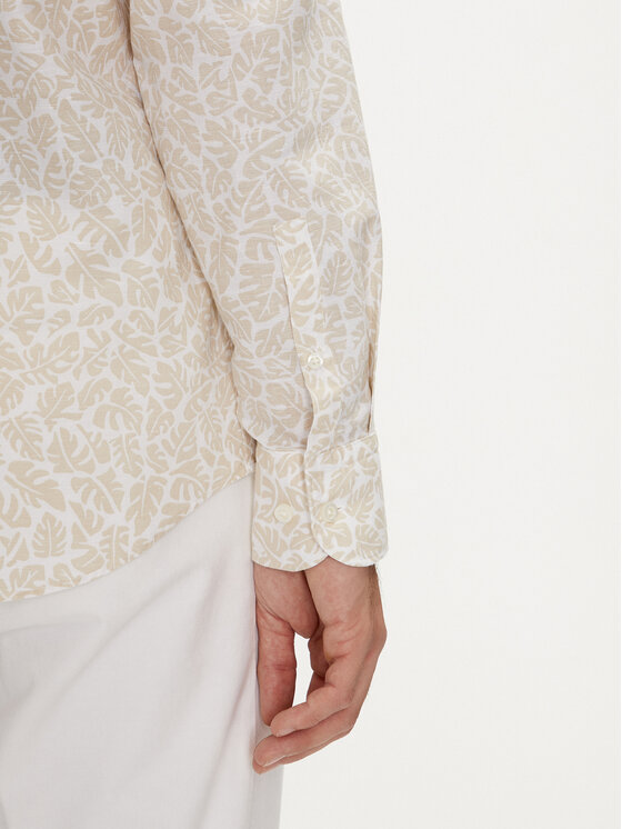 BOSS Boss Marškiniai C-Hal-Kent-C1-223 50513648 Écru Casual Fit