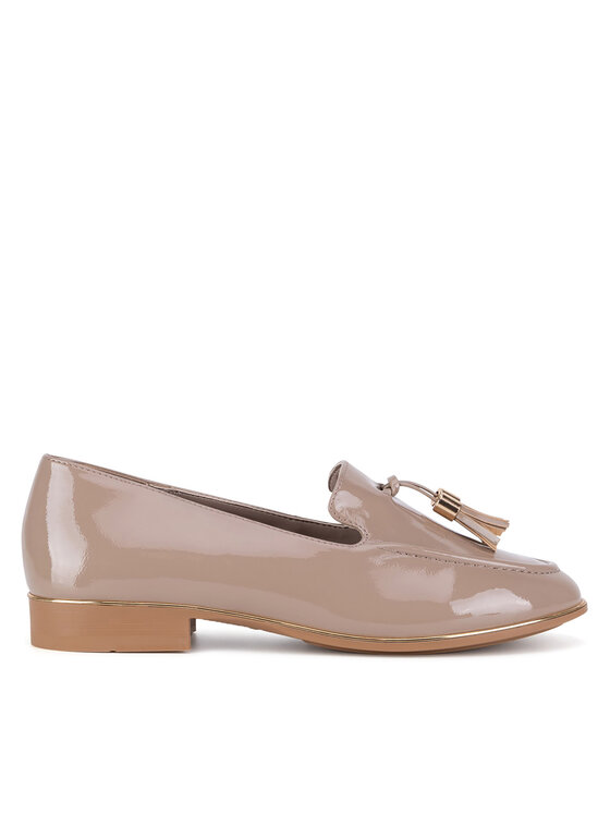Clara Barson Loafersy CD24055-1 Beżowy