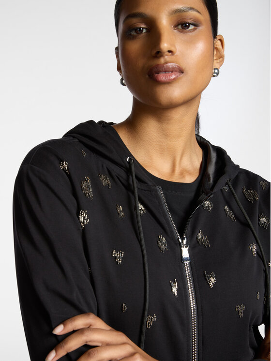 Elena Mirò Elena Mirò Felpa G888Z000548N033 Nero Regular Fit