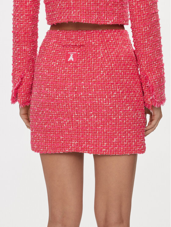 Patrizia Pepe Patrizia Pepe Spódnica mini 8G0402/A376-F592 Różowy Regular Fit