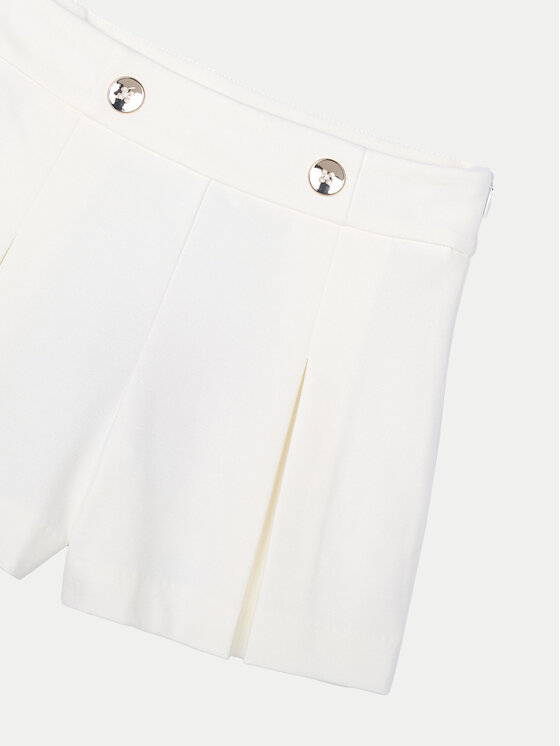 Mayoral Mayoral Pantaloncini di tessuto 3201 Écru Regular Fit