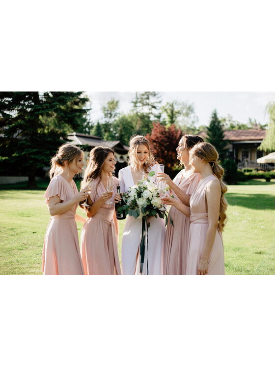 Aurora Aurora Koktejlové šaty Abelia Růžová Feminine Fit