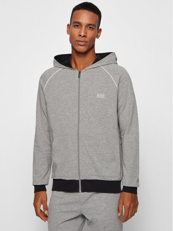 BOSS Boss Džemperis Mix&Match Jacket H 50381879 Pilka Regular Fit