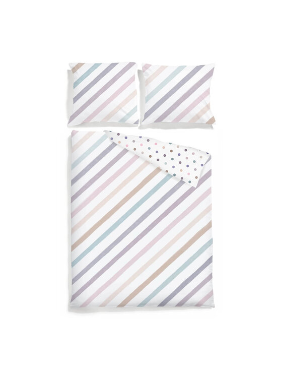 White pocket White pocket Komplet pościeli satynowa Kolorowy