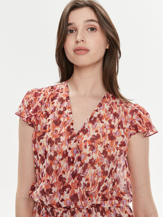 Morgan Morgan Rochie de vară 241-RINA Portocaliu Regular Fit