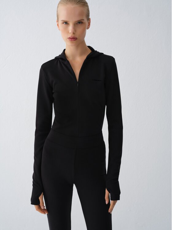 La Mania La Mania Mikina MANDIE Černá Basic Fit