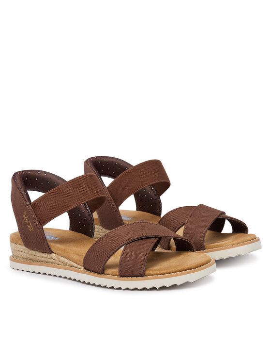 Skechers Skechers Sandales BOBS Desert Kiss - Golden Lily 114418/CHOC Brūns