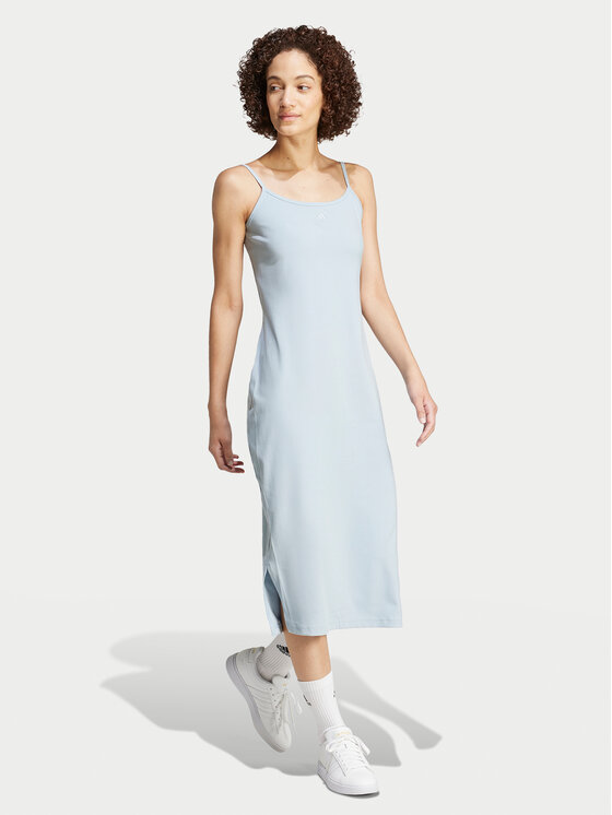 adidas adidas Sukienka codzienna ALL SZN IY6728 Błękitny Slim Fit