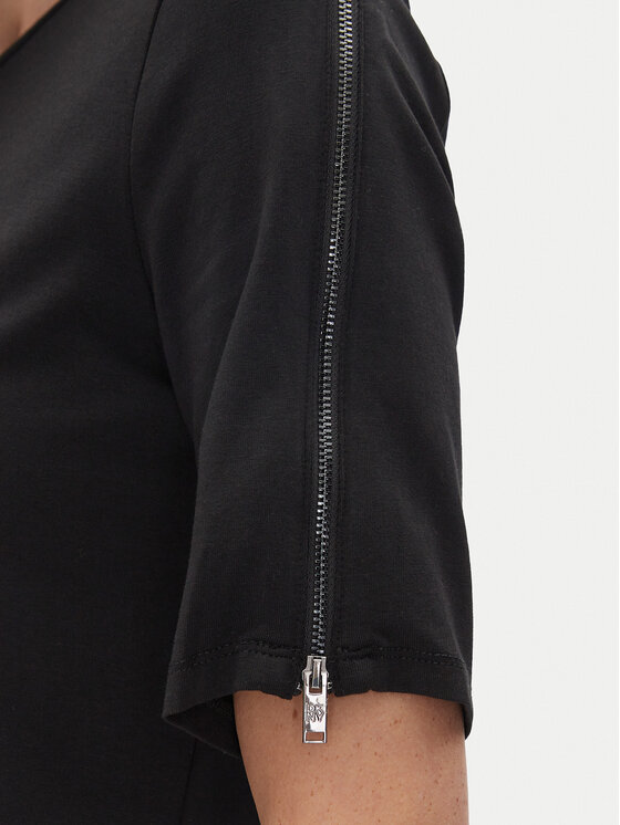 DKNY DKNY T-särk P4JHBRJQ Must Regular Fit
