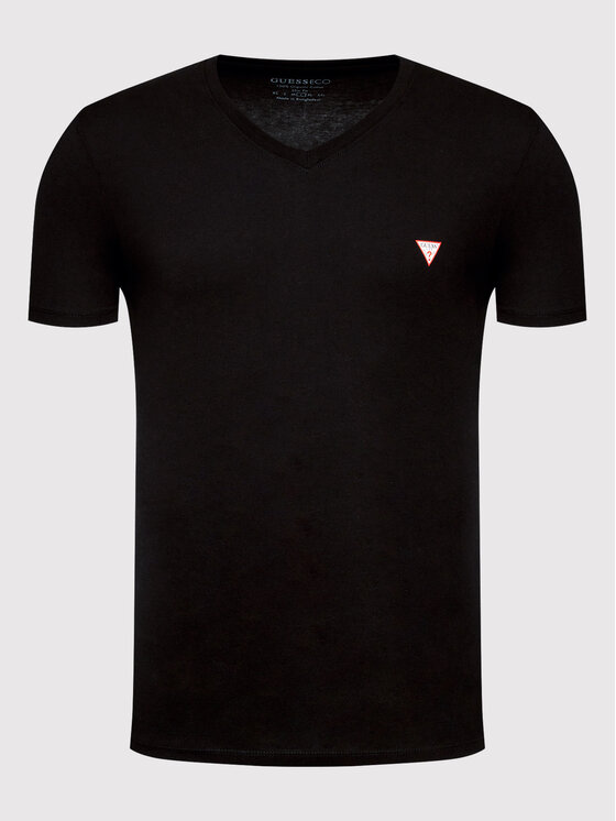 Guess Guess Футболка M2YI37 I3Z11 Чорний Slim Fit