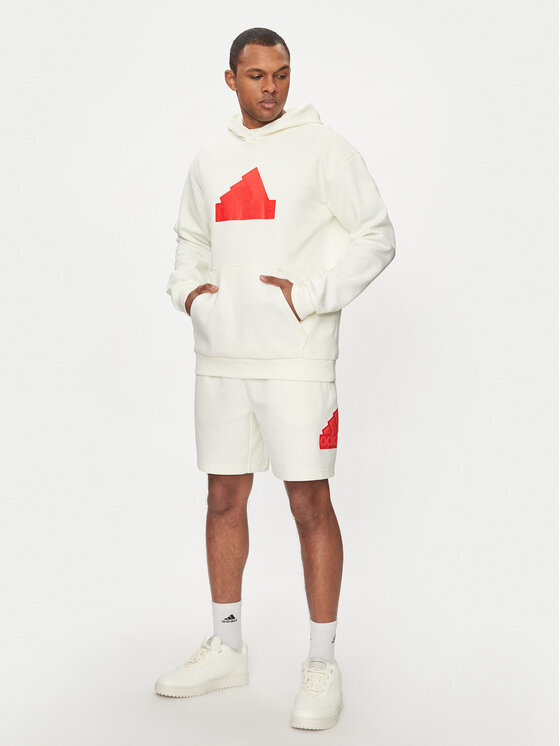 adidas adidas Світшот Future Icons Badge of Sport IR9184 Білий Regular Fit